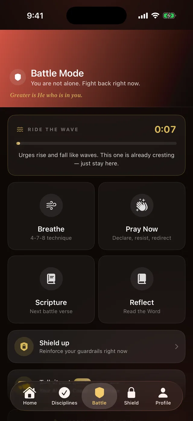 Battle Mode for the hard moments